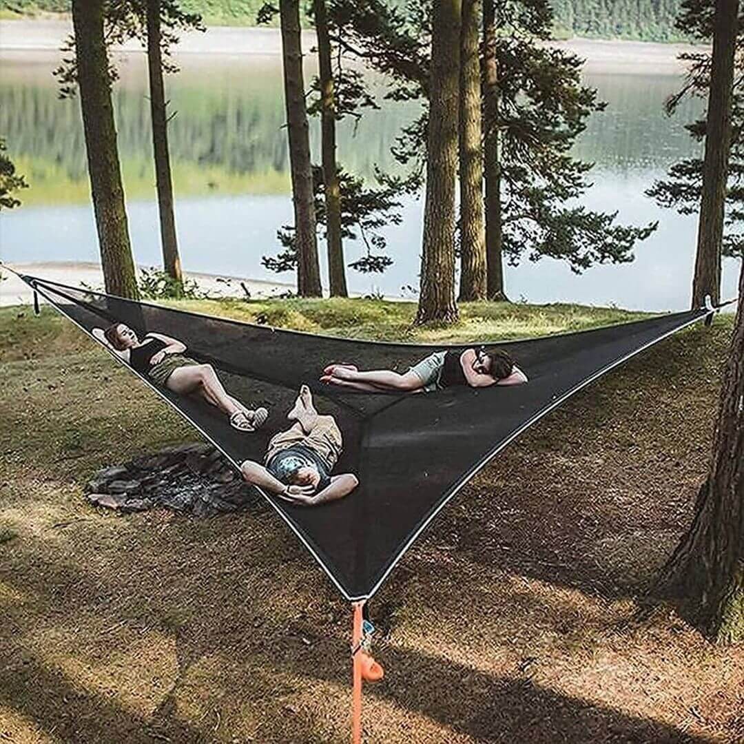 Triangulär Mesh Nest hängmatta