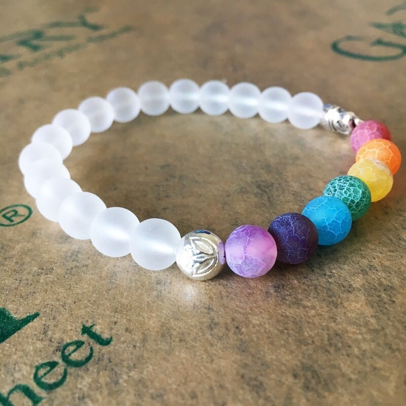 7 Chakra Och Elefant Energi Armband