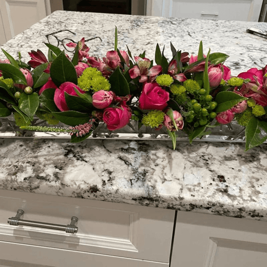 Transparent Rektangulär Blomvas