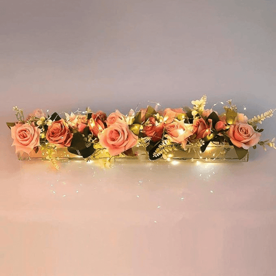 Transparent Rektangulär Blomvas