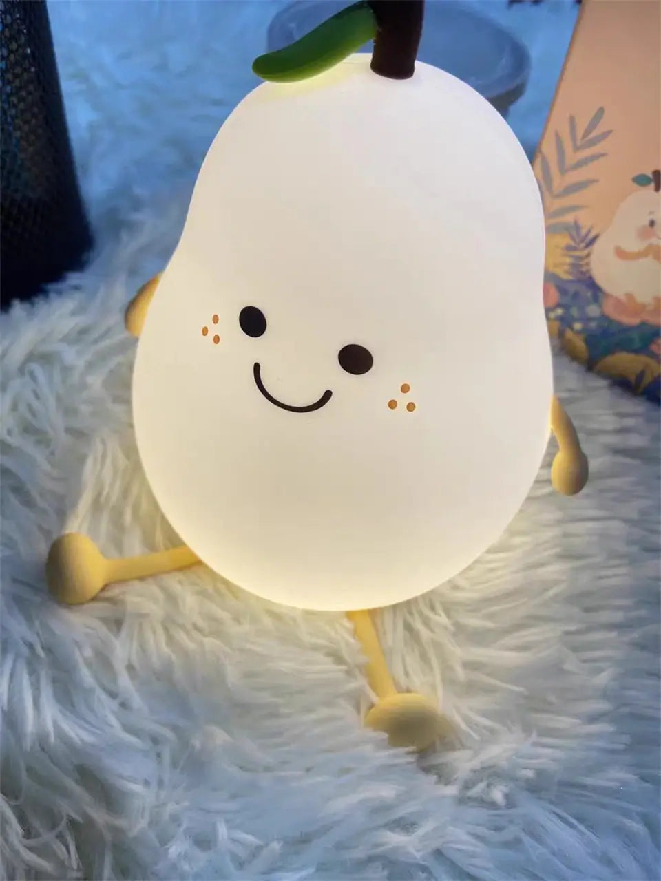 Multifärgad Päron Nattlampa