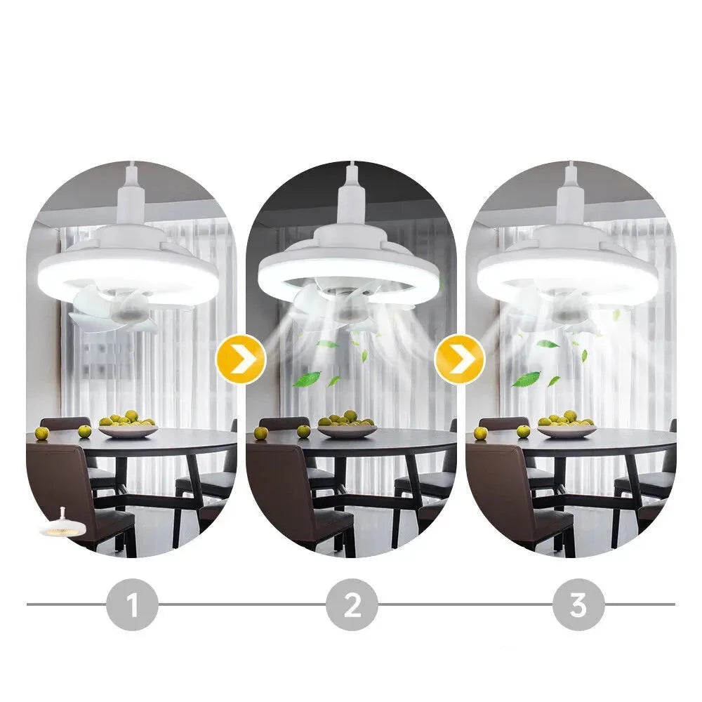 Justerbar Lampa För Takfläkt