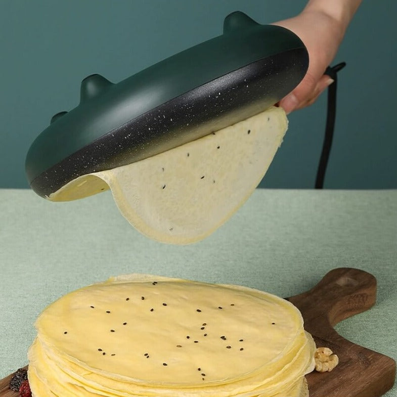 Bärbar crepe maker med icke-stick