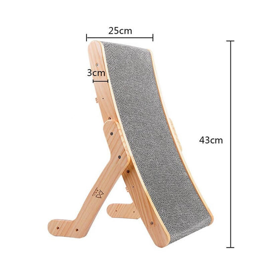 Cat Wooden Scratcher Bed
