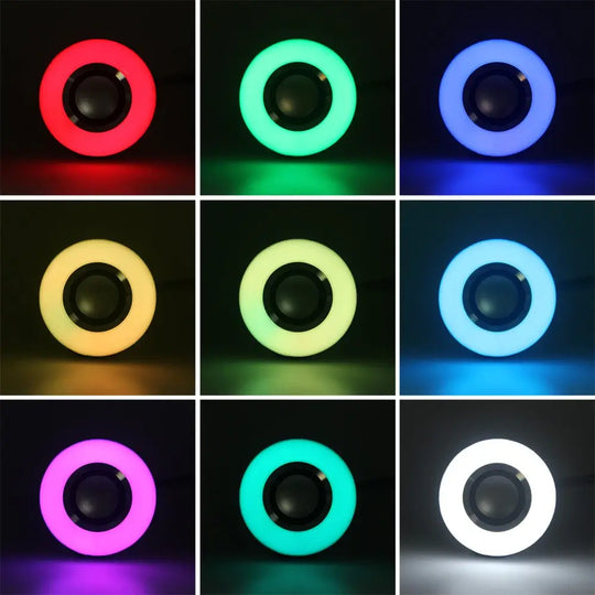 Smart flerfärgad Bluetooth-högtalarlampa