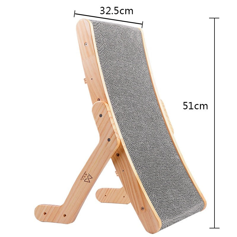 Cat Wooden Scratcher Bed