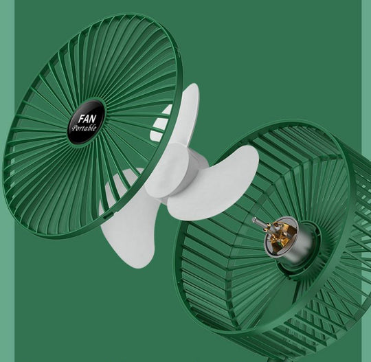3 Gear Bärbar Uppladdningsbar Fläkt