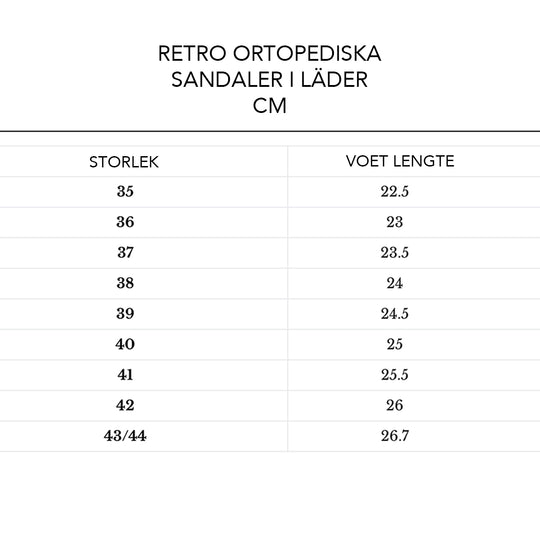 Retro ortopediska sandaler i läder