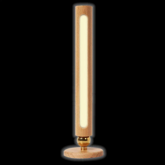 Svängbar Trävägglampa