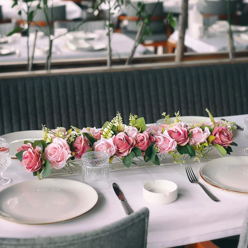 Transparent Rektangulär Blomvas