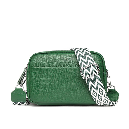 Crossbody-väska i läder av hög kvalitet