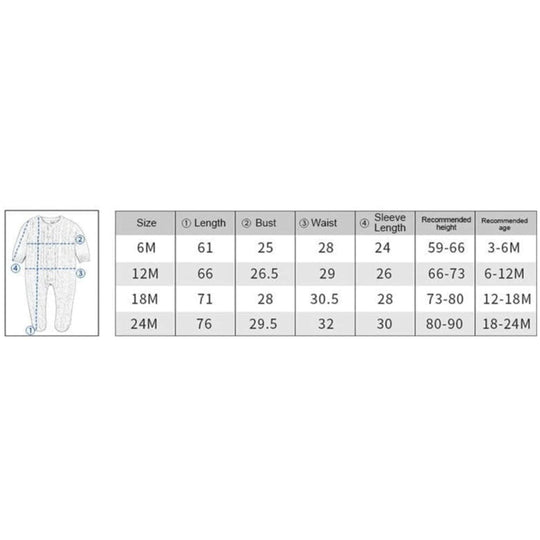 Stickad barn Romper