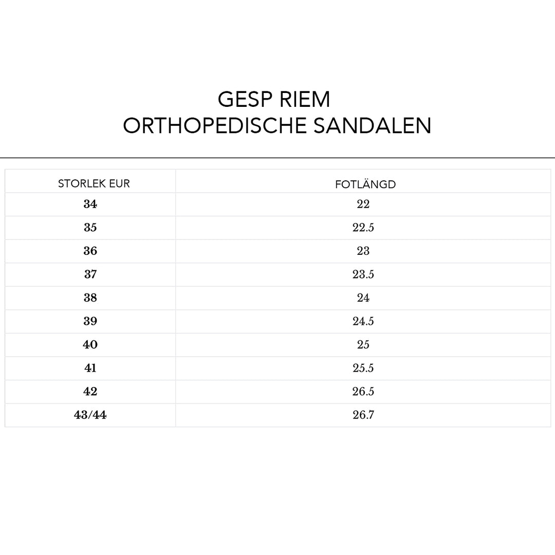 Spänne Strap Ortopediska Sandaler