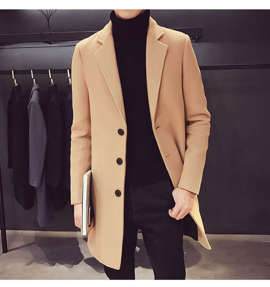Slim Fit Business Coat för män