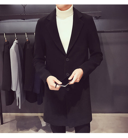 Slim Fit Business Coat för män