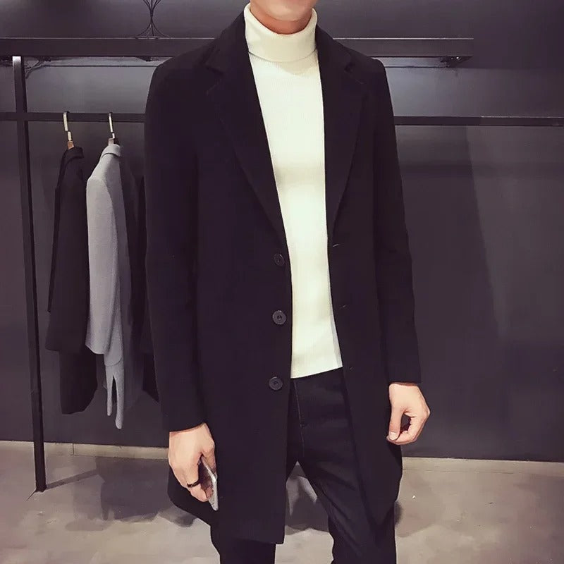 Slim Fit Business Coat för män