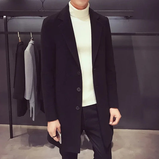 Slim Fit Business Coat för män