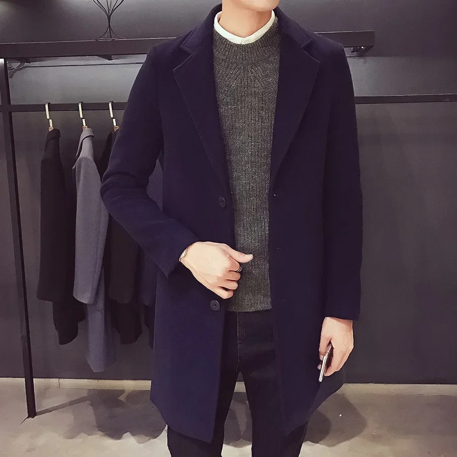 Slim Fit Business Coat för män