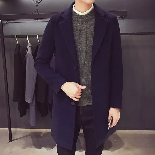 Slim Fit Business Coat för män