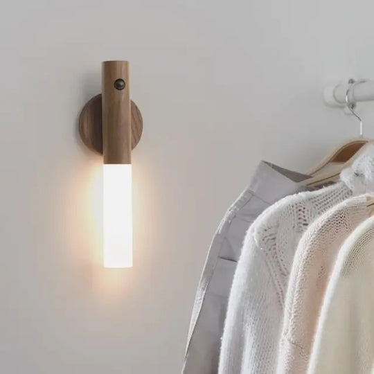 Rörelsesensor Trävägglampor