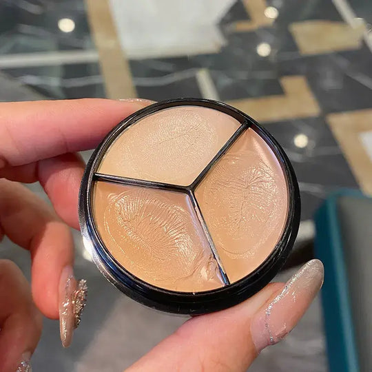 Tri-color Concealer Palette Cream