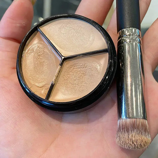 Tri-color Concealer Palette Cream