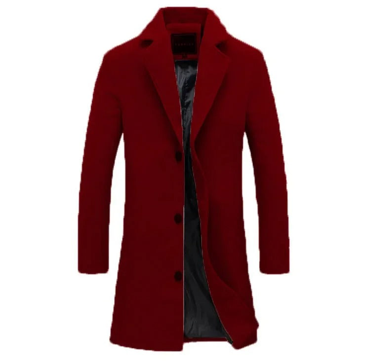 Slim Fit Business Coat för män