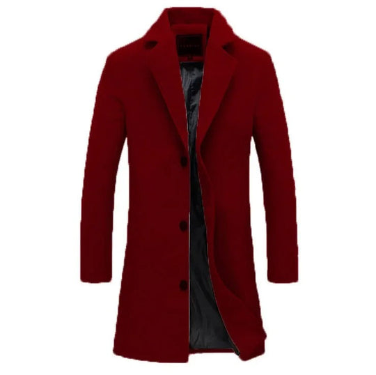 Slim Fit Business Coat för män