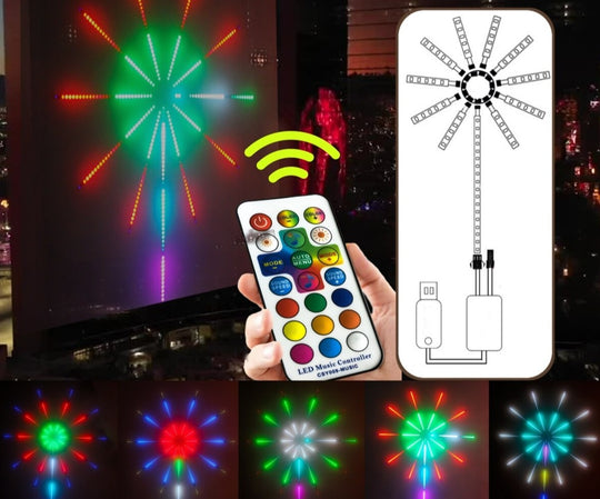 Fyrverkerier LED-ljus