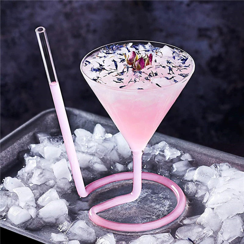 Spiral halm Cocktailglas