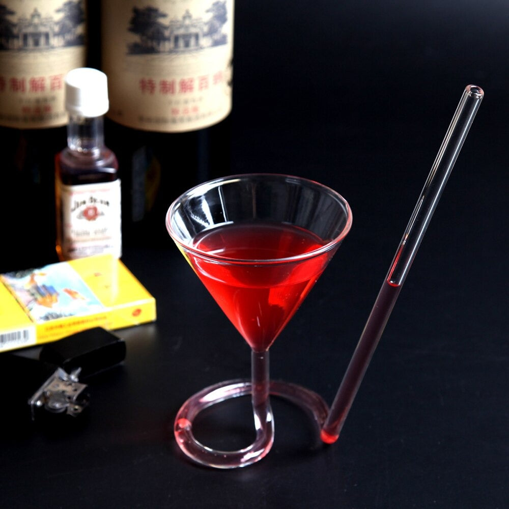Spiral halm Cocktailglas