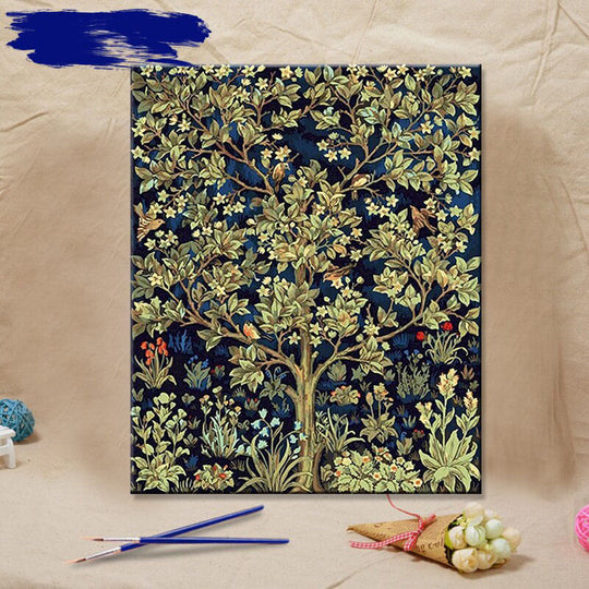 Green Tree Paint By Numbers-kit