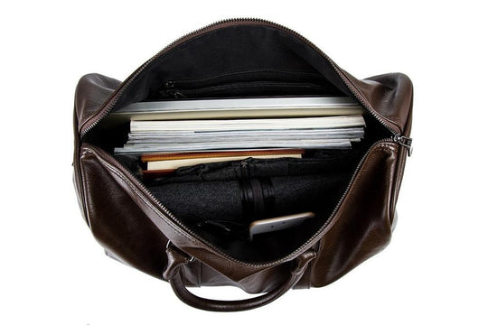 Duffle Bag i läder för män