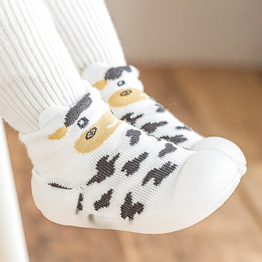 Baby's varma stickade strumpor Skor