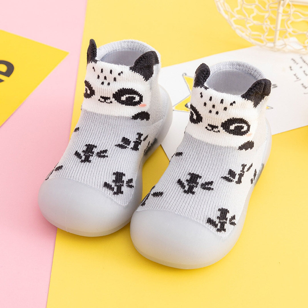 Baby's varma stickade strumpor Skor