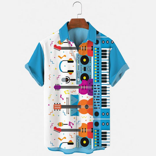 Män Musik Skjorta
