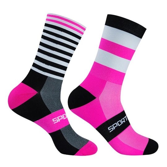 Unisex färgglada sportstrumpor