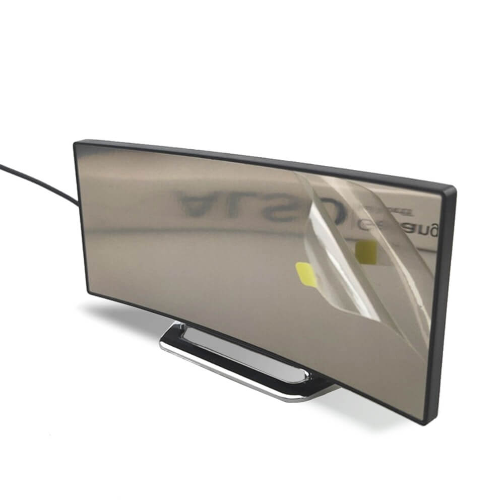 Böjd LED digital väckarklocka