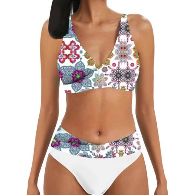 Tvådelad bikini för kvinnor
