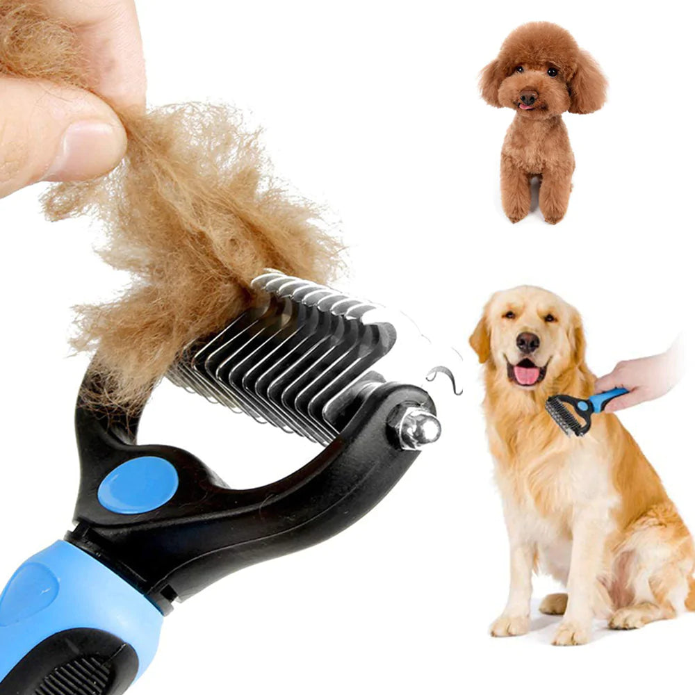 Pälsborttagning för husdjur Grooming Comb