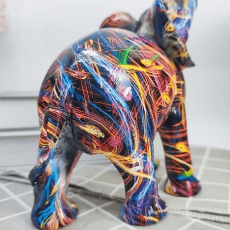 Konst elefant dekoration