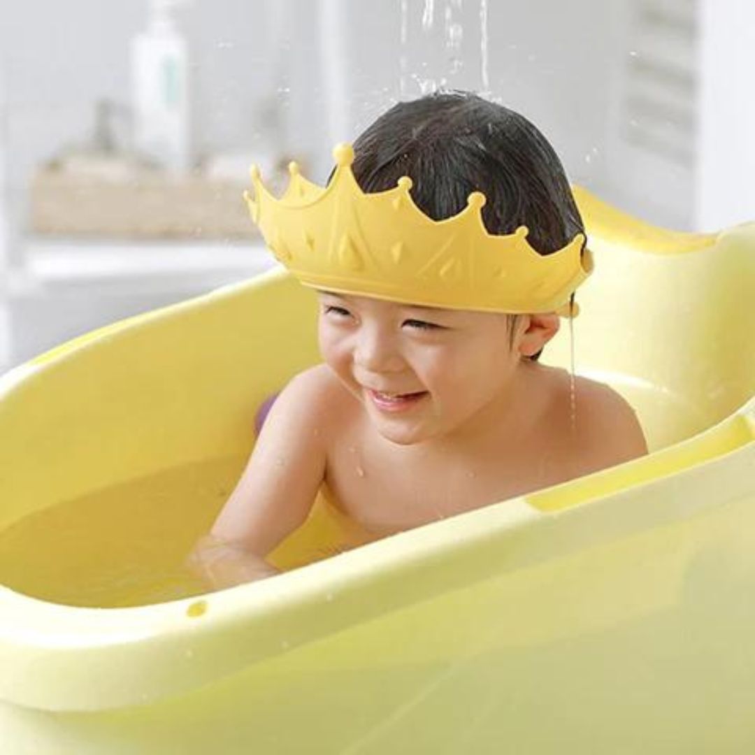 Krona baby dusch Cap