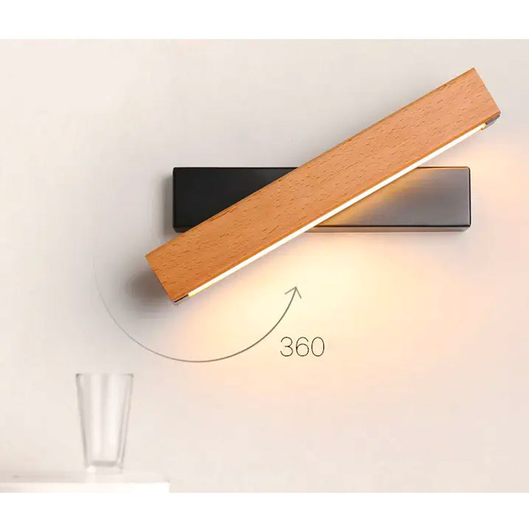 360° Roterande LED-Vägglampa