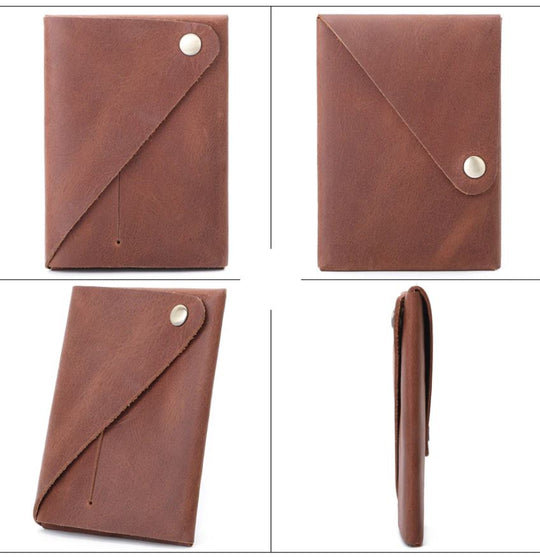Minimalistisk Slim Läder Kortplånbok