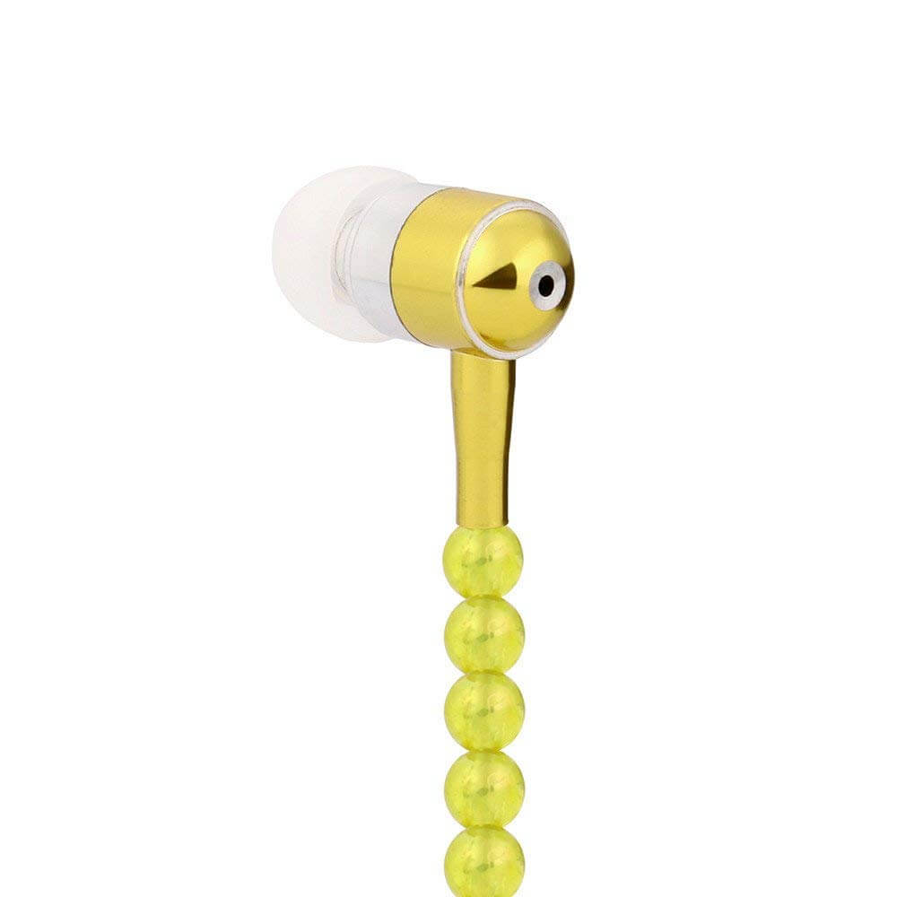 Pärlhalsband hörlurar