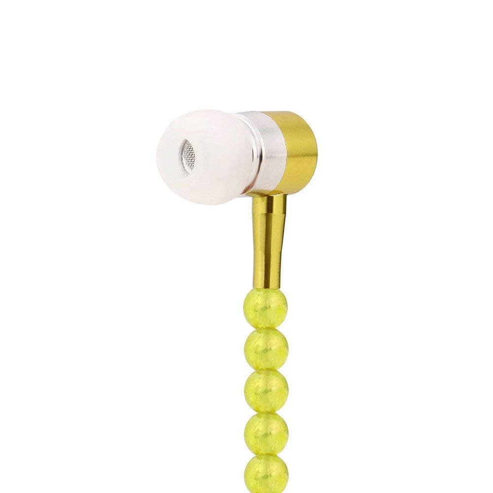 Pärlhalsband hörlurar
