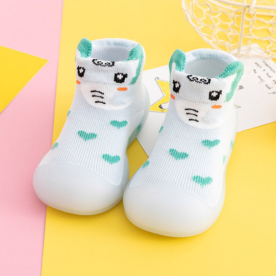 Baby's varma stickade strumpor Skor