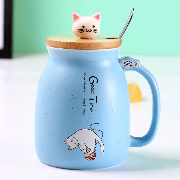 Keramisk kattmugg