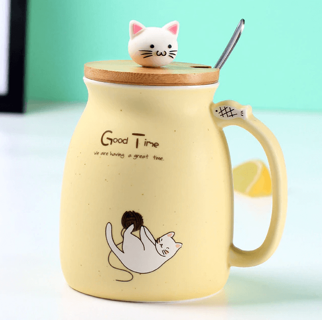 Keramisk kattmugg
