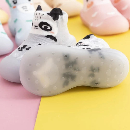 Baby's varma stickade strumpor Skor